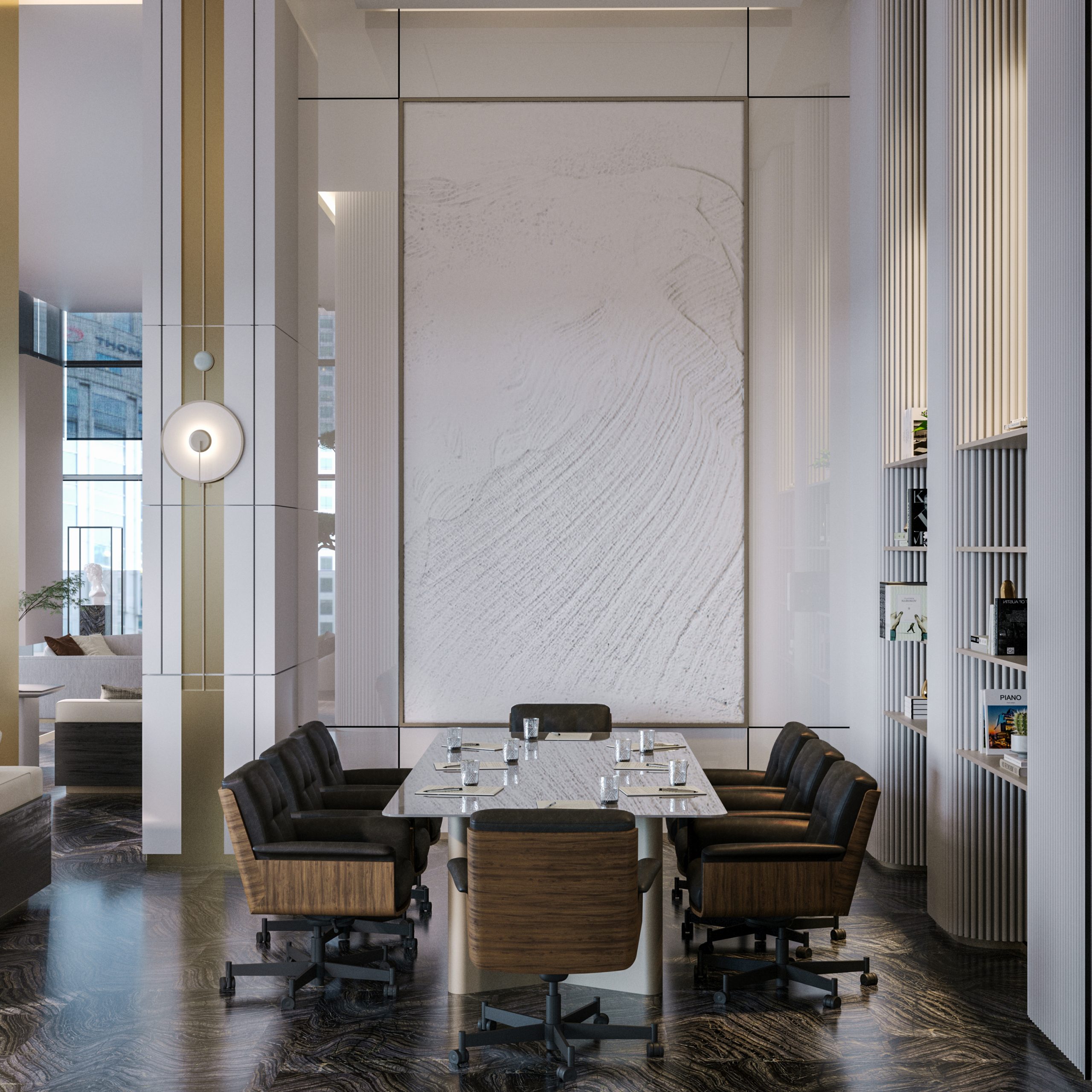 Reception Area Kown Office Design Istanbul